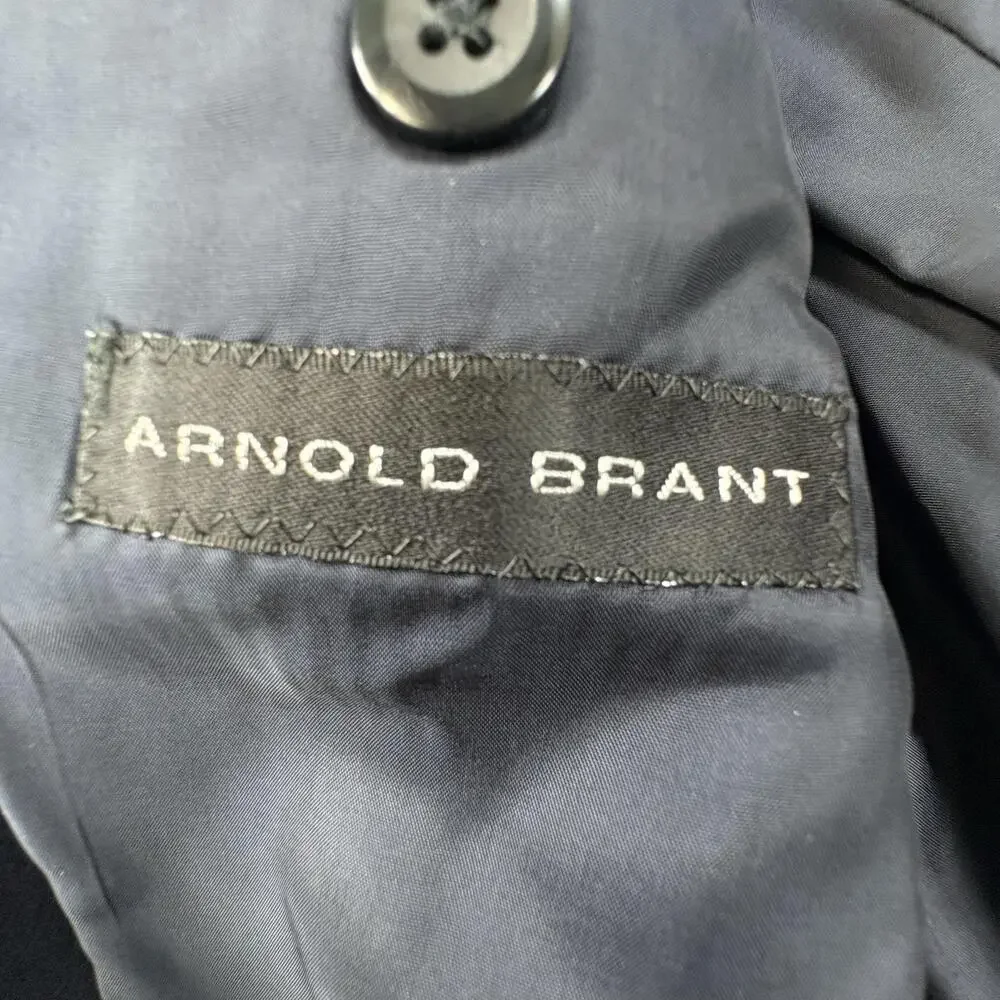 Loro Piana Arnold Brant Men’s 46R 100% Cashmere Navy Blazer Sport Coat